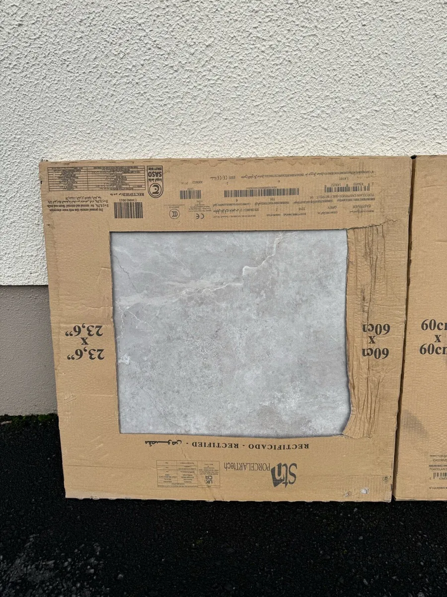 (NEW) Grey porcelain floor tiles (4.68m squared) - Image 4