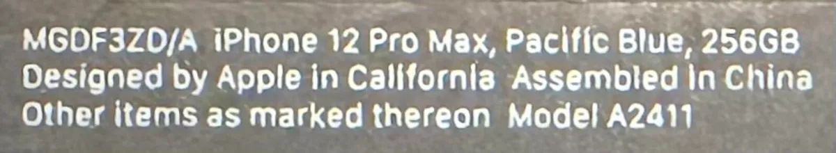 iPhone 12 Pro Max 256GB Mint Condition - Image 3