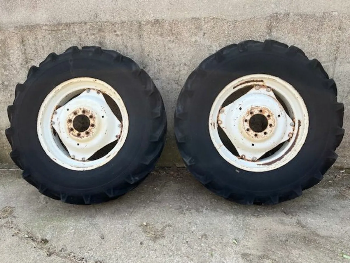16.9 x 30 MF Wheels c/w Tyres - Image 1