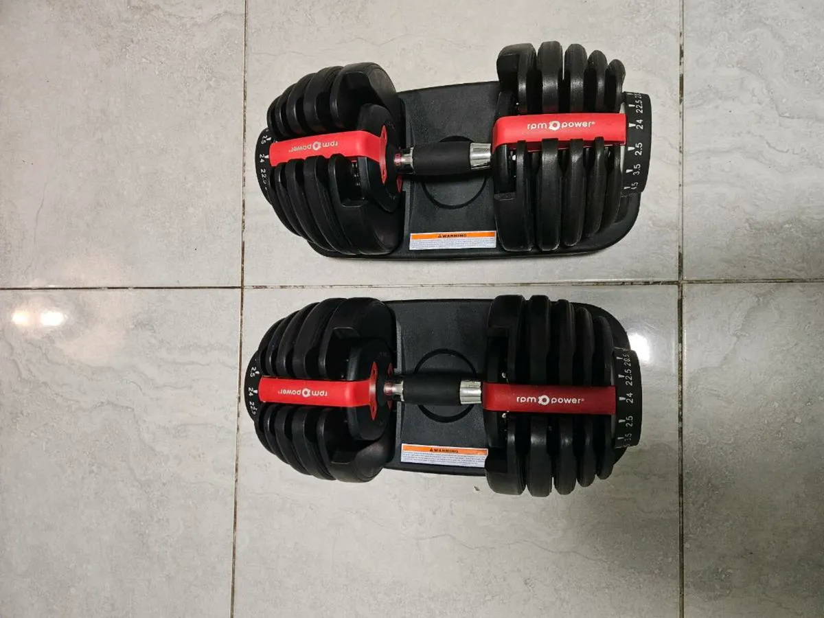 24KG Adjustable Dumbells - Image 1