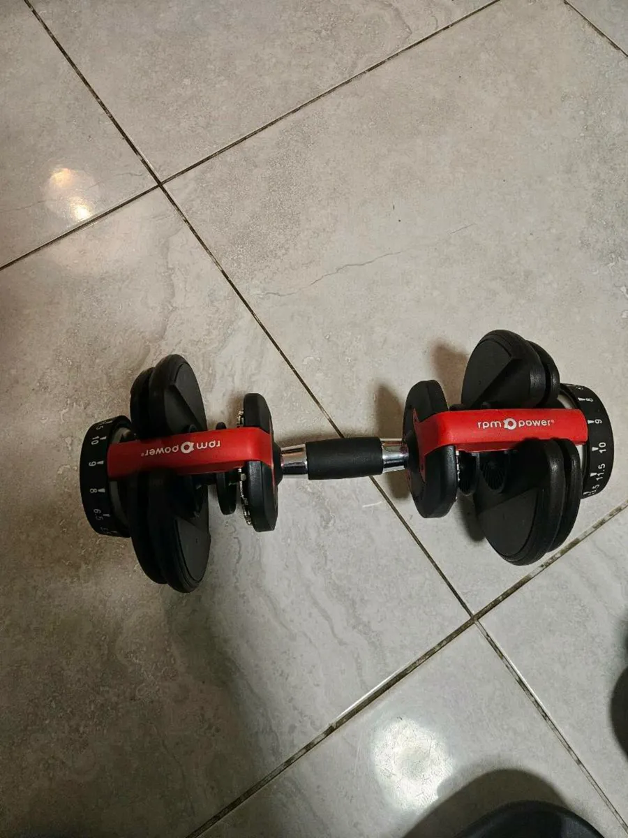 24KG Adjustable Dumbells - Image 3