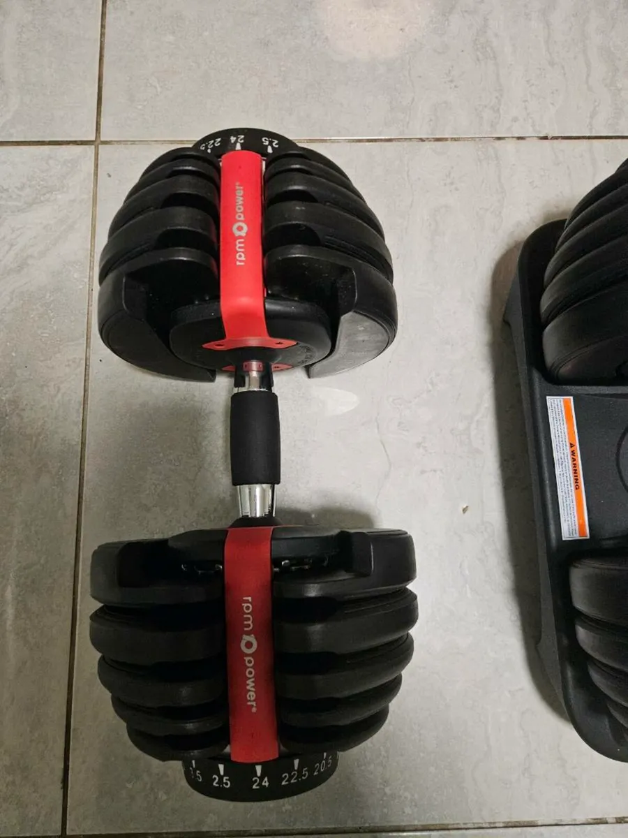 24KG Adjustable Dumbells - Image 4