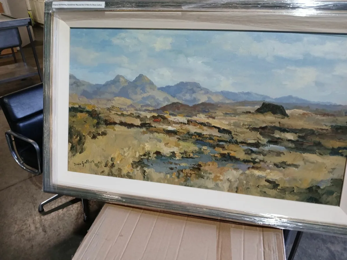 Oil painting original connamara cogalway - Image 1