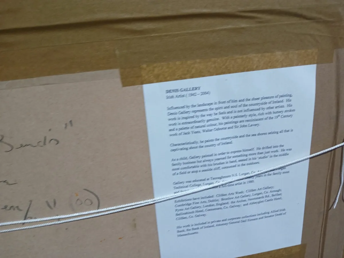 Oil painting original connamara cogalway - Image 4