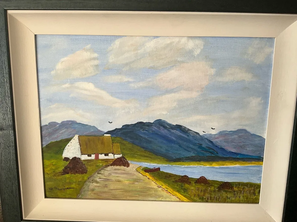 Irish Art- Cottage Scene - Image 3