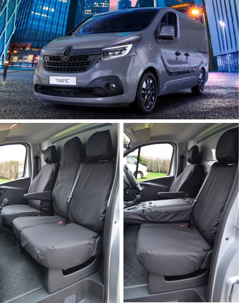 Renault Trafic 2014-2025 Tailored Seat Covers - Image 1