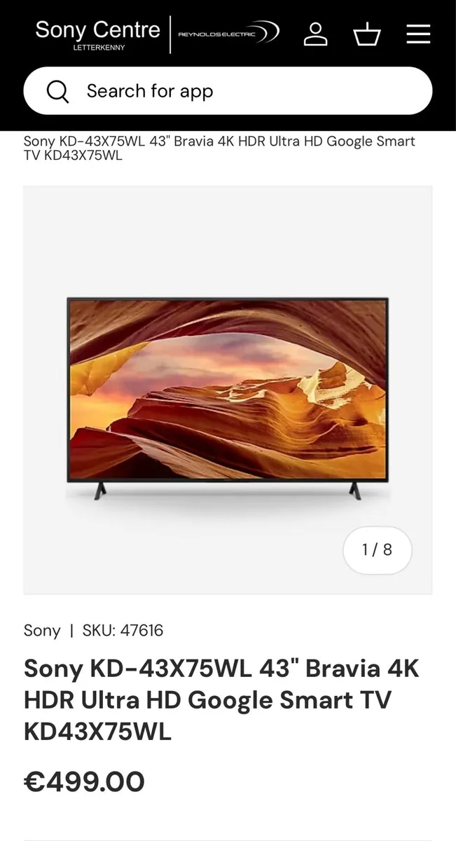 Brand New Sony Bravia 43” TV Surround Sound System - Image 2