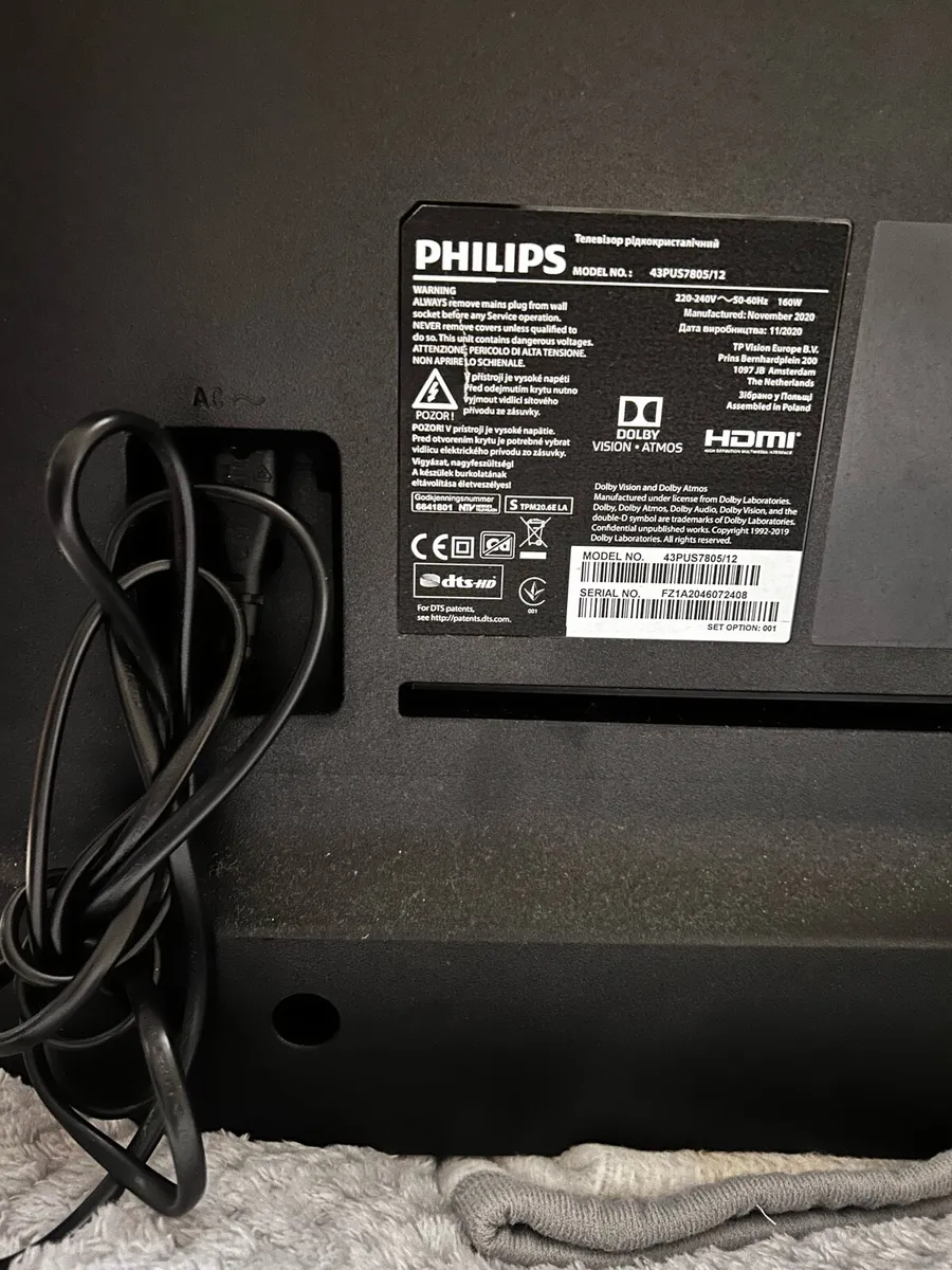 43” Philips Tv - Image 2