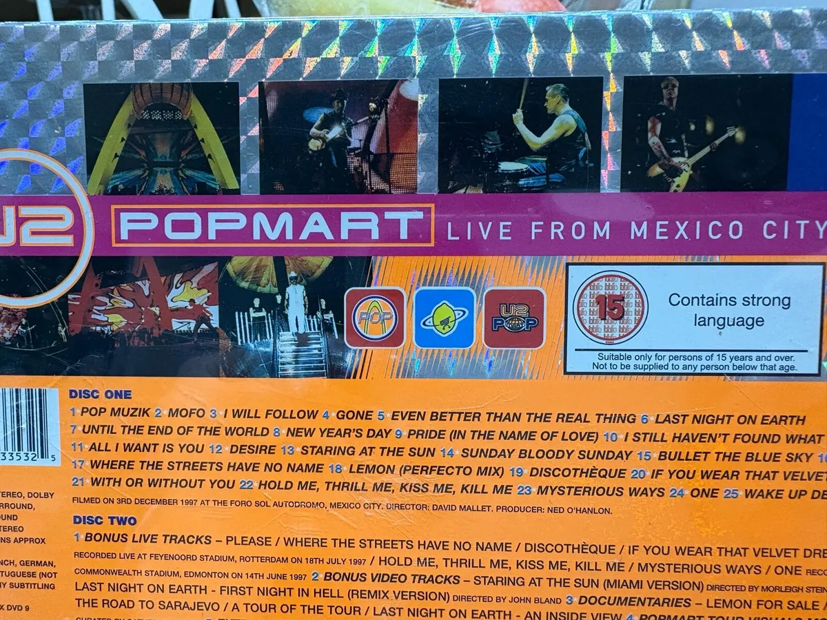 U 2. popmart double dvd live from Mexico City - Image 3