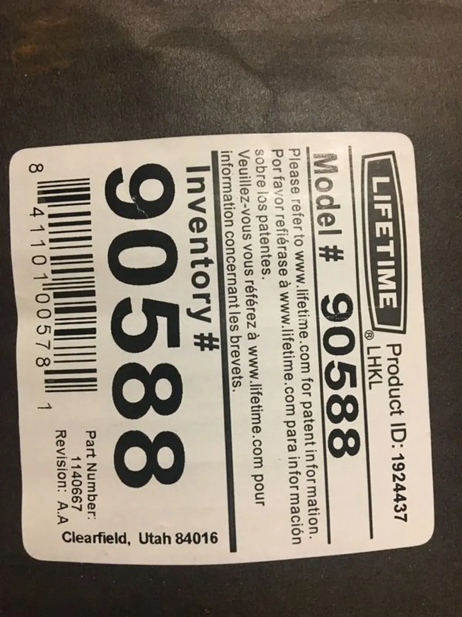 Lifetime Adjustable Portable Basketball Hoop (44-In Impact) - Image 2