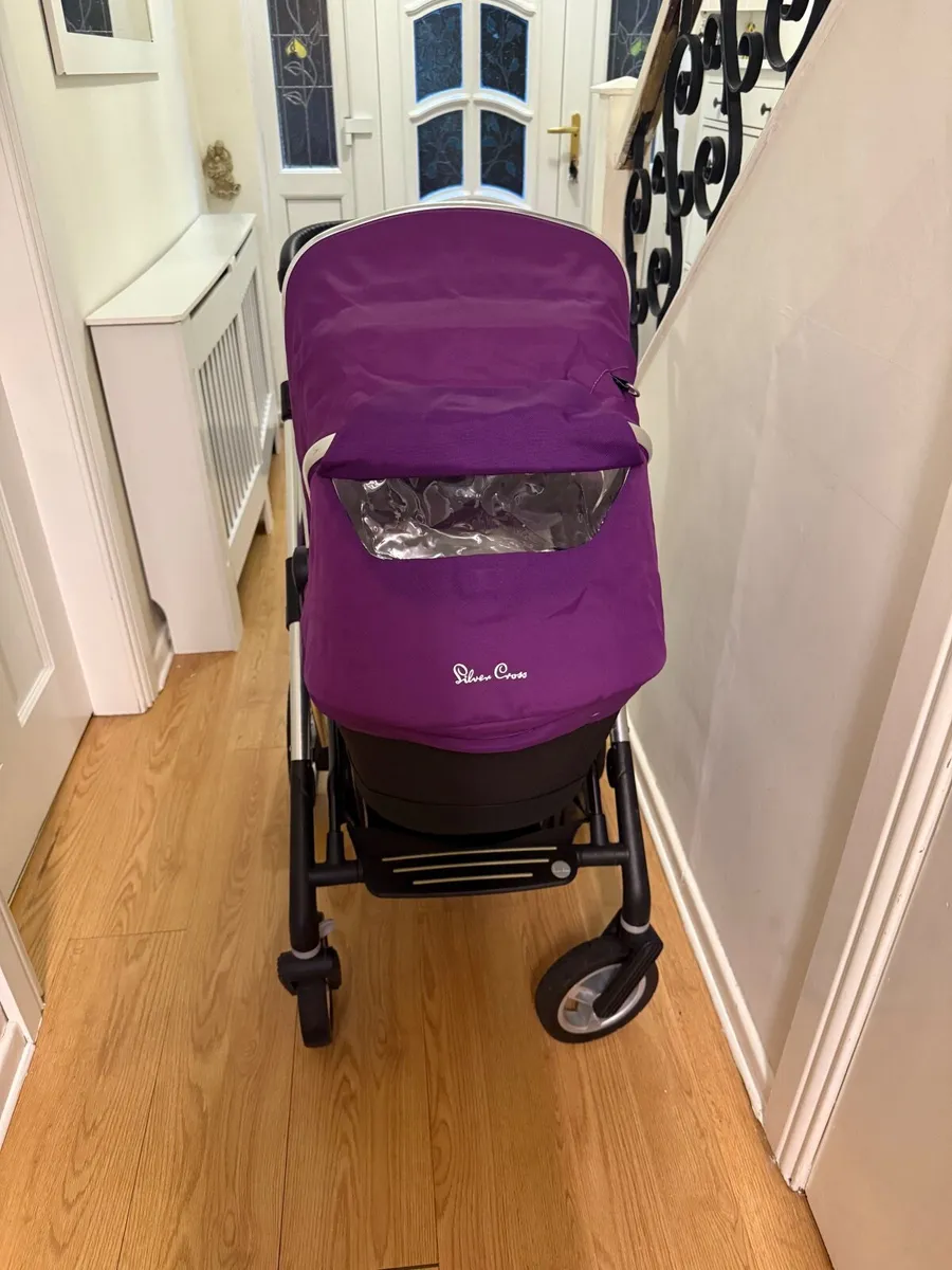 3 in 1 Silver Cross Buggy and Car seat  bundle - Image 3