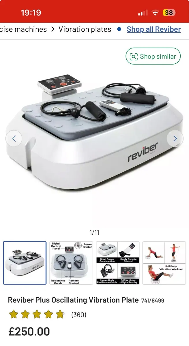 Reviber Vibration fitness plate - Image 4