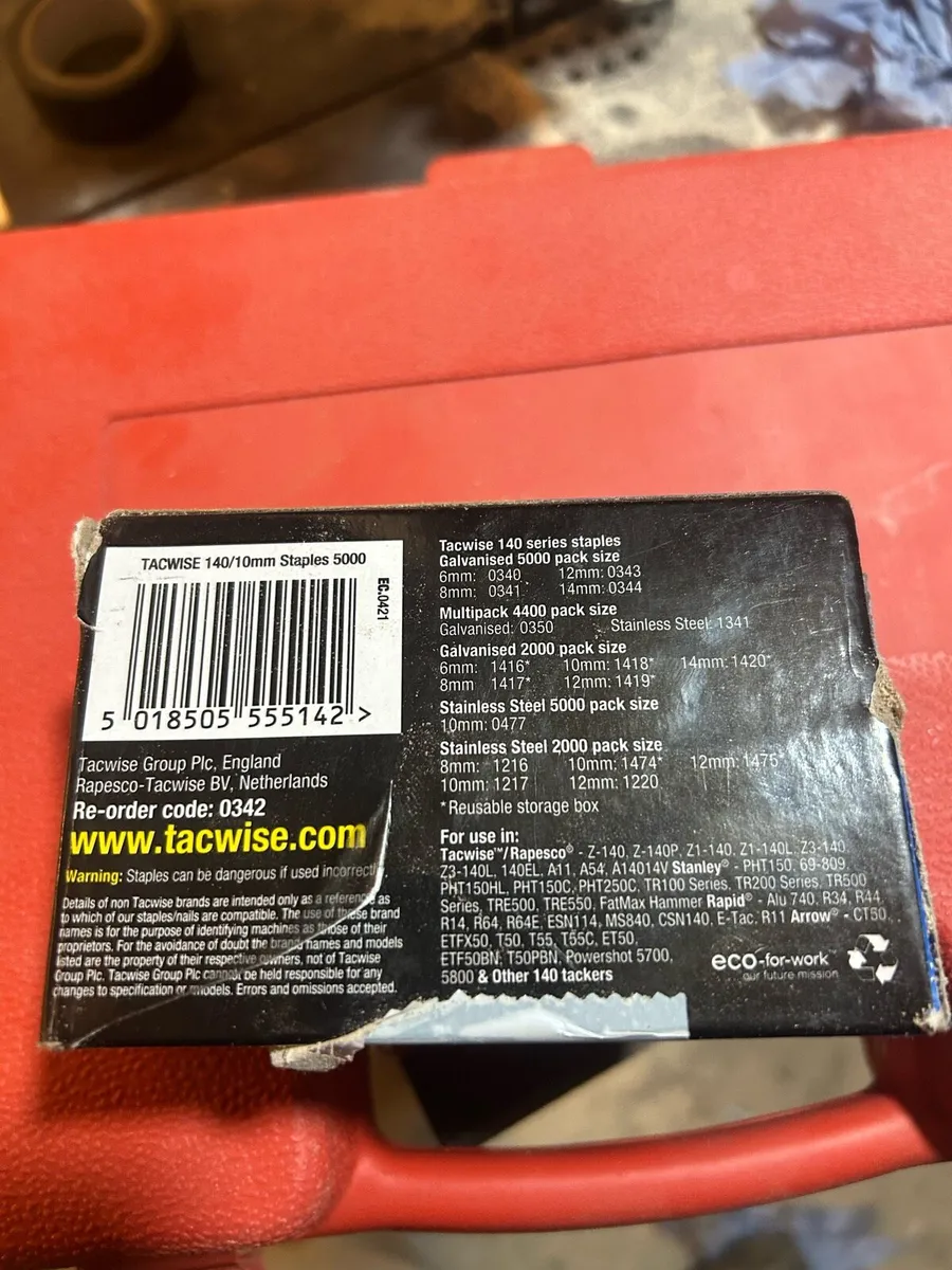 Tacwise 140 air staple gun - Image 4