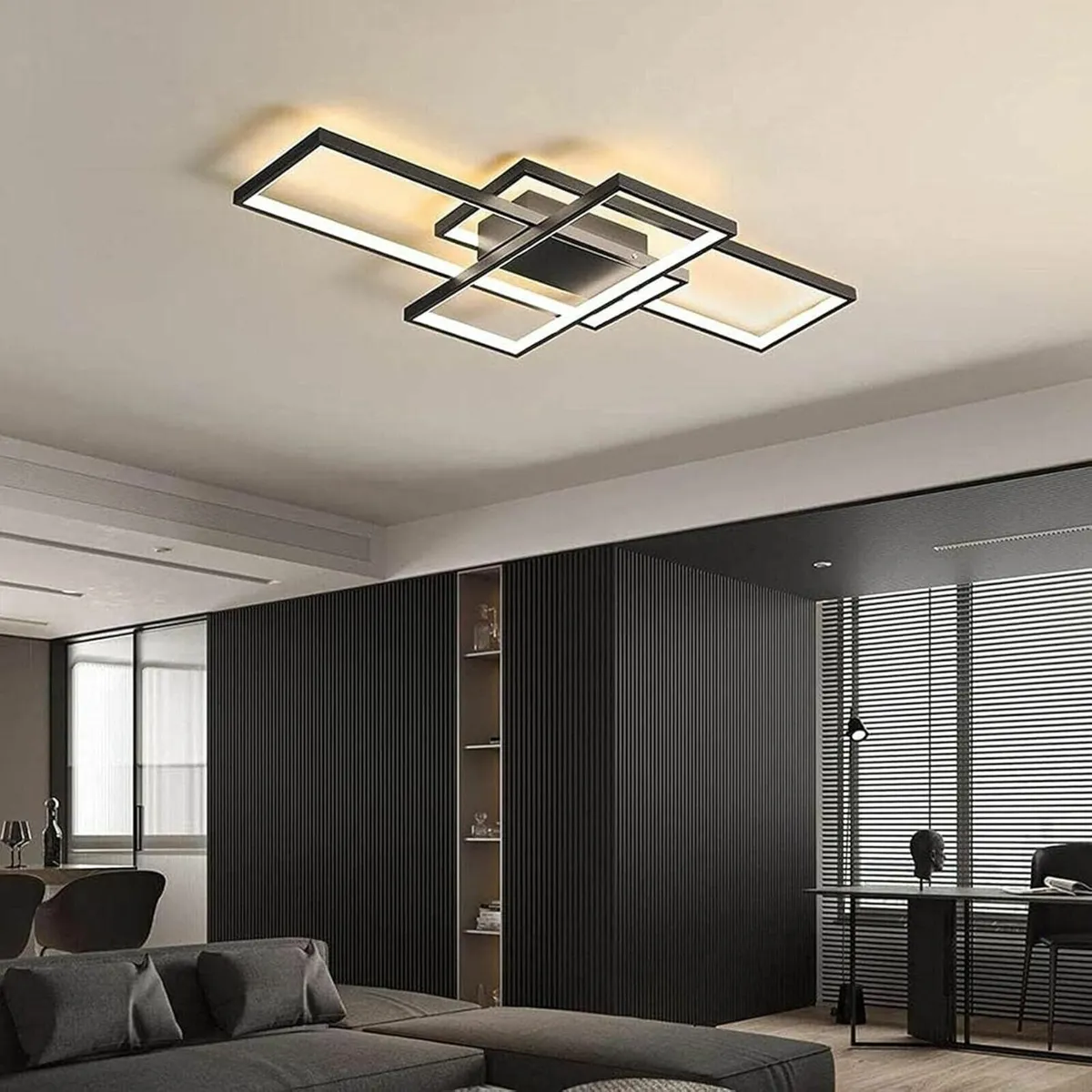 Modern LED Ceiling Lamp, Dimmable 2700K-6500K - Image 4