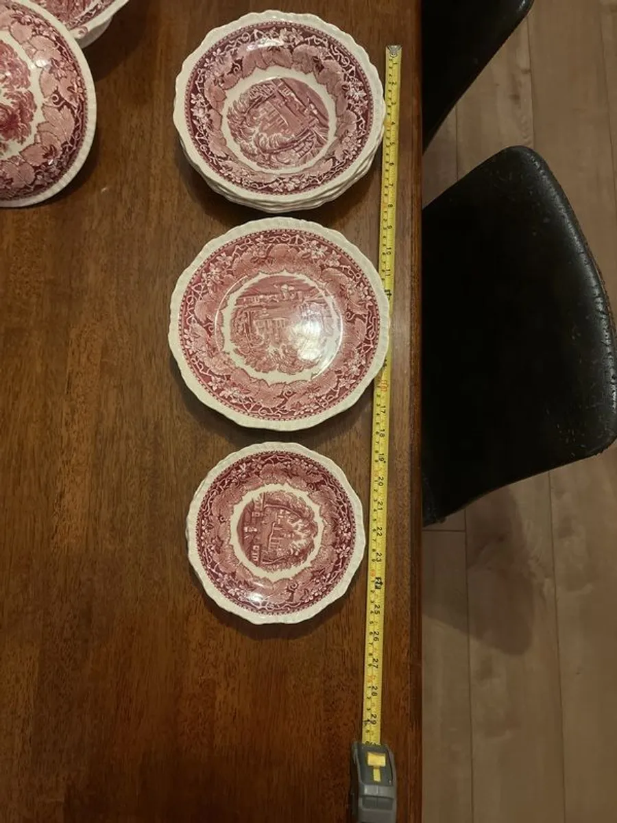 Set of 4 masons vista pink ware - Image 1