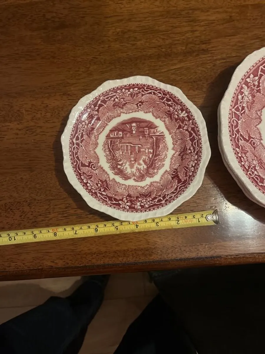 Set of 4 masons vista pink ware - Image 3