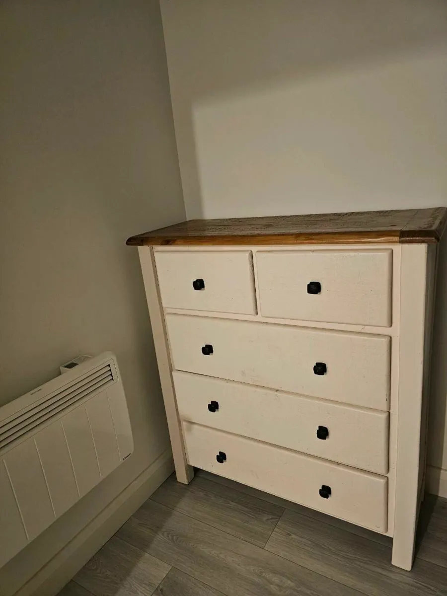 Hard wood King size bed and Mattress - Image 2