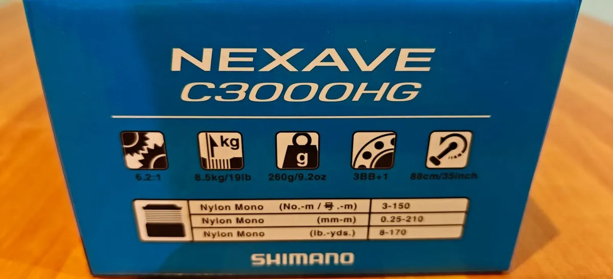SHIMANO Nexave C3000HG Spinning Fishing Reel 2018 - Image 2