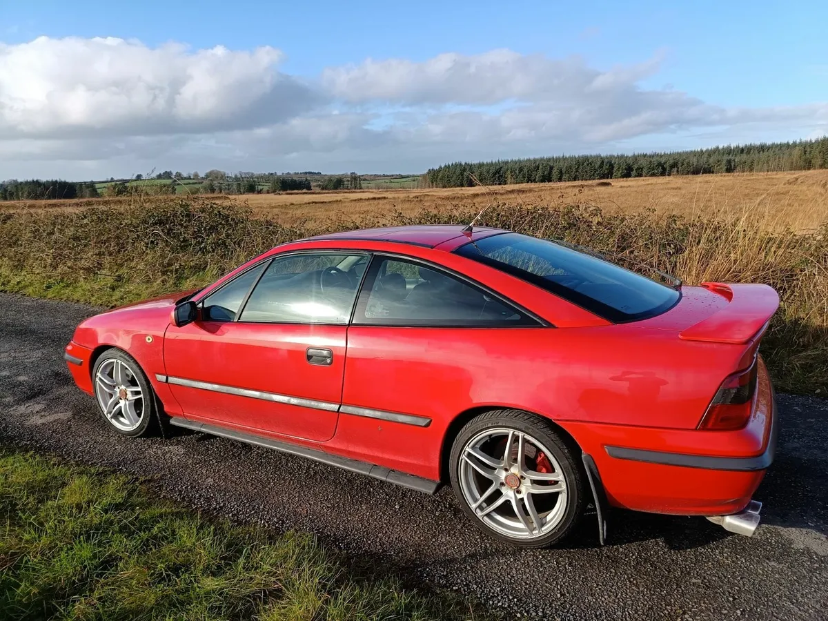 1997 Vauxhall calibra 2.0 petrol red top - Image 4