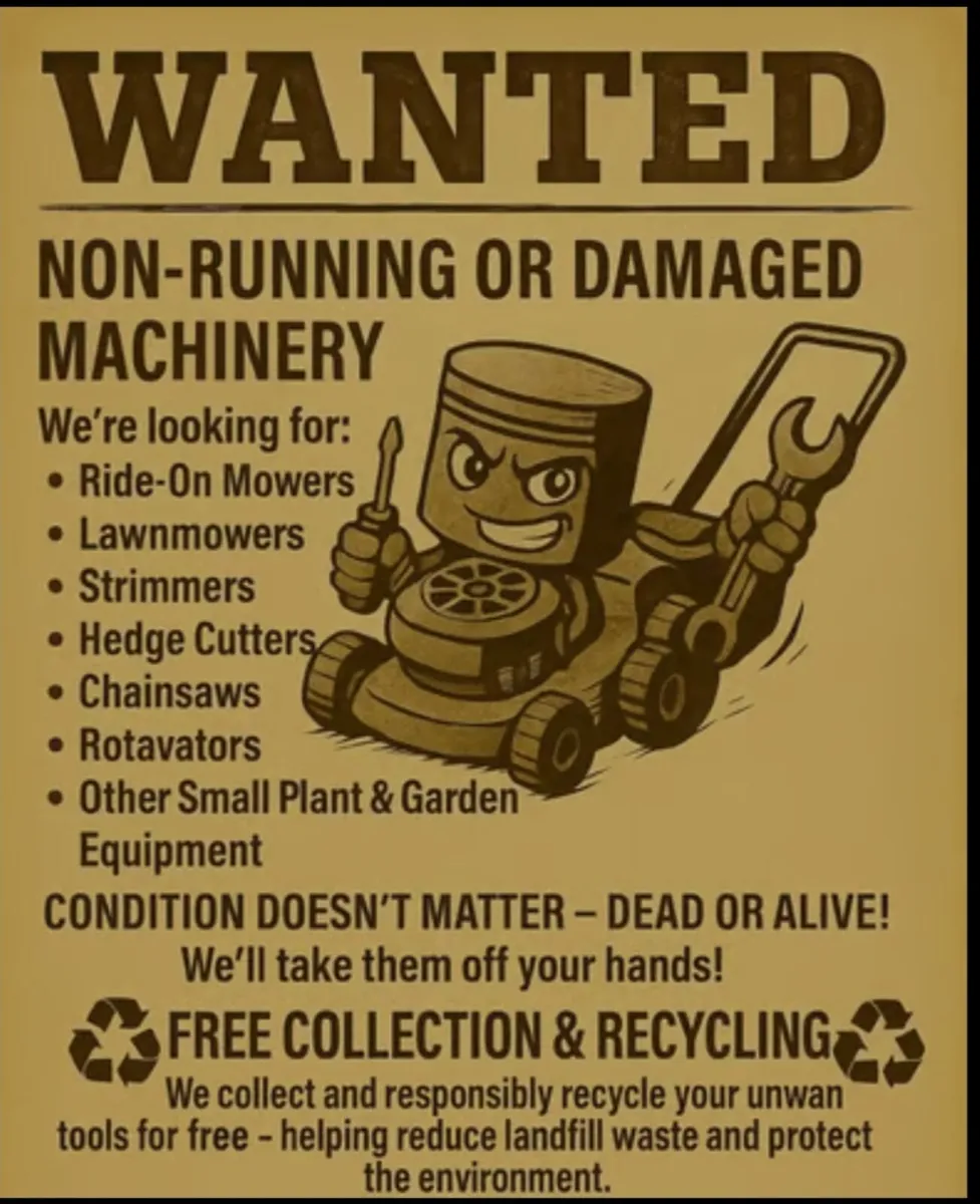 Wanted parts garden equipment none runners