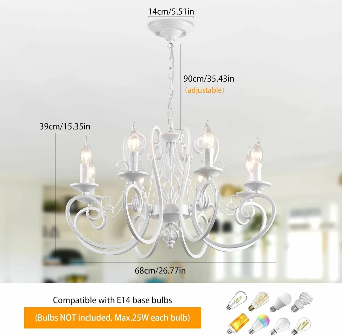 French Country Chandeliers Kitchen Island Lights - Image 2