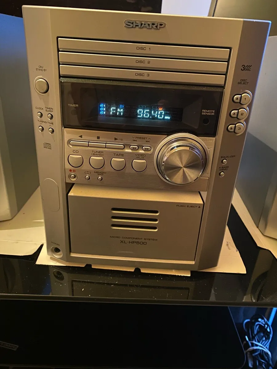 Sharp XL-HP500 Micro Hifi Stereo System, Perfect - Image 3
