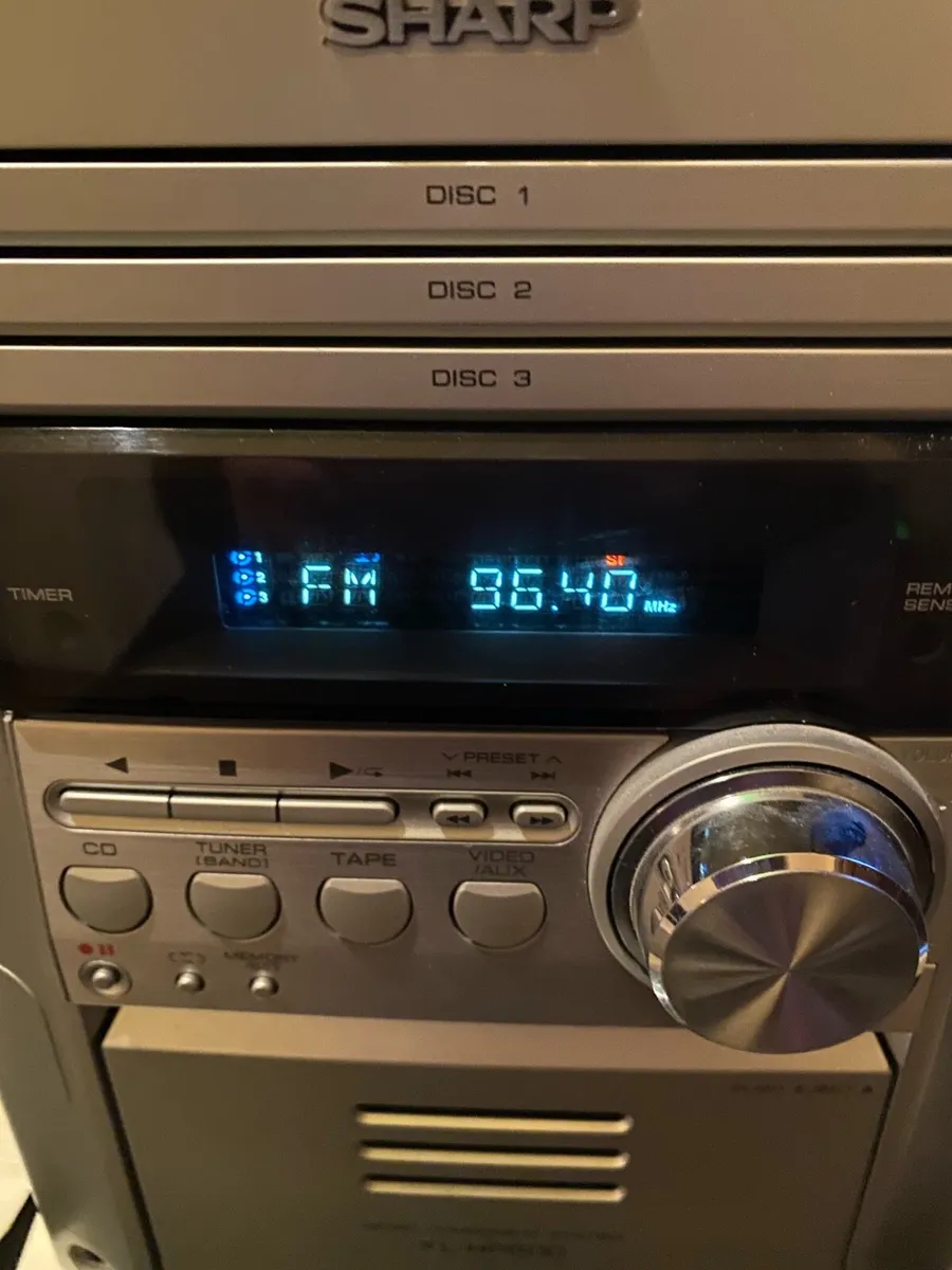 Sharp XL-HP500 Micro Hifi Stereo System, Perfect - Image 4