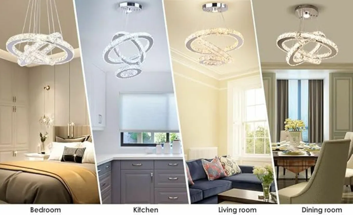 Dimmable LED Chandeliers Modern Ceiling Light - Image 3