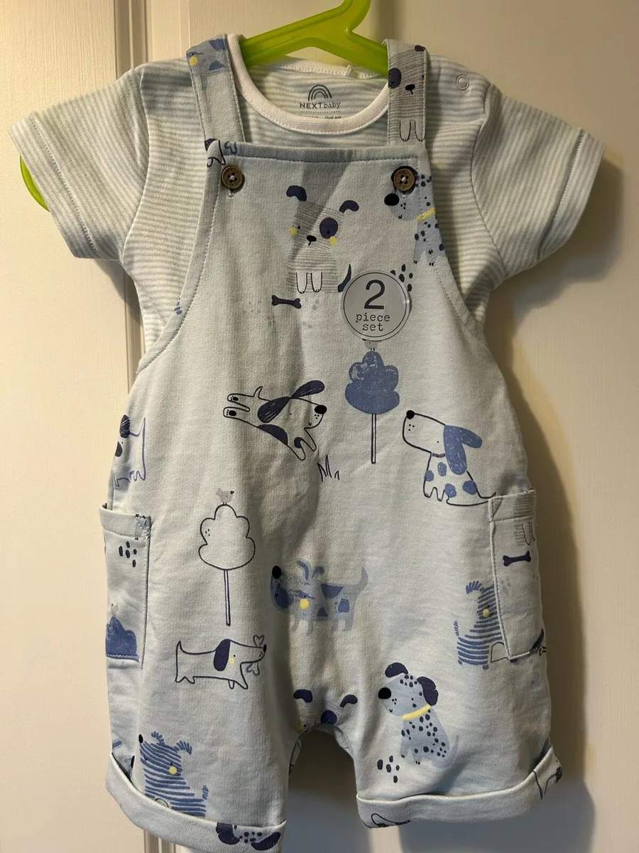 New Next baby boy dungarees - Image 1