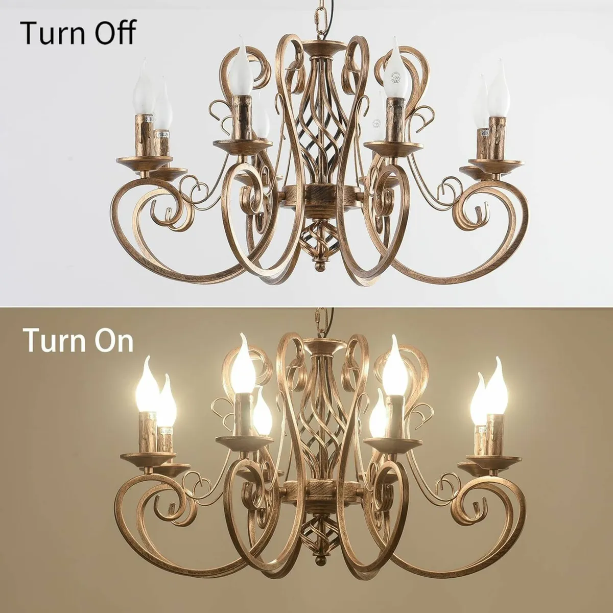 Chandeliers French Country Pendant Vintage Lights - Image 2