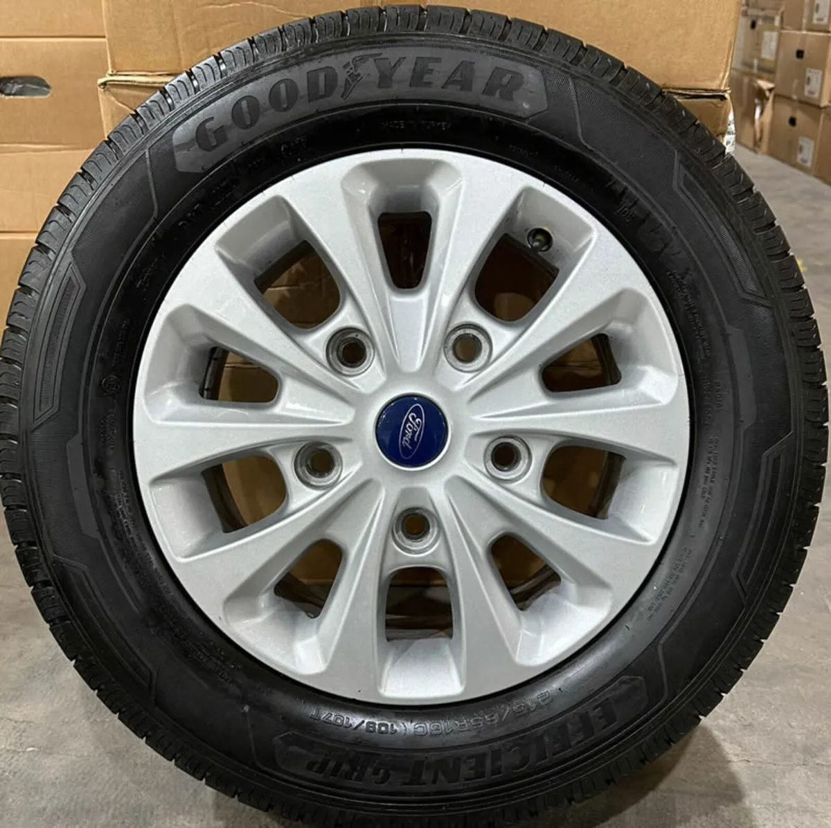 16" GENUINE FORD TRANSIT CUSTOM Wheels & GOODYEARS - Image 4