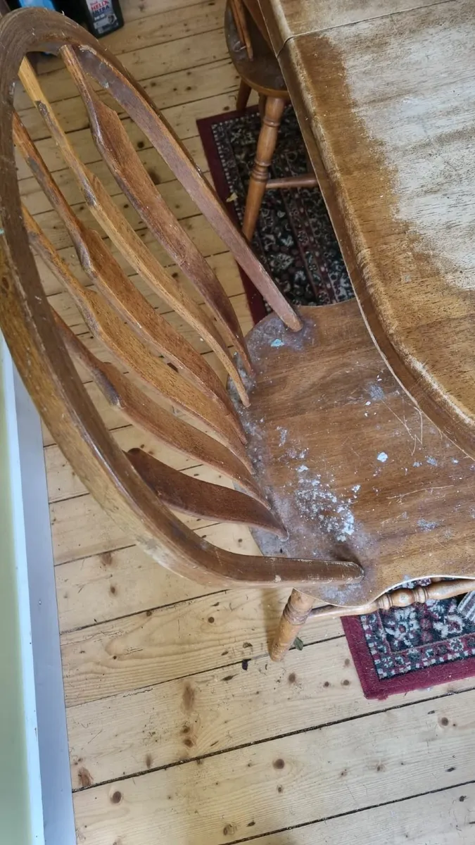 Extendable Wooden Dining Table - Image 2