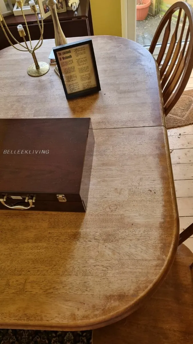 Extendable Wooden Dining Table - Image 3