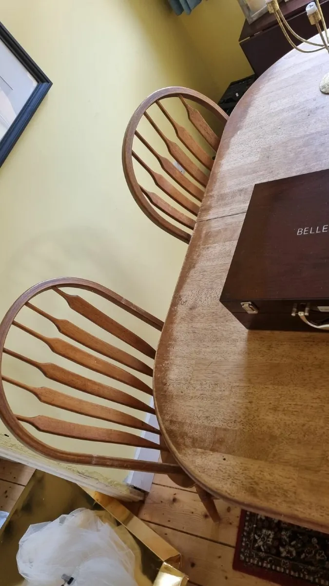 Extendable Wooden Dining Table - Image 4