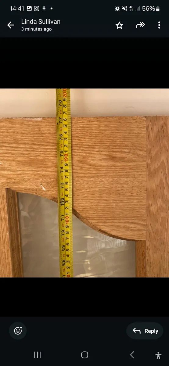 Solid wood internal doors, with handles,hinges - Image 2