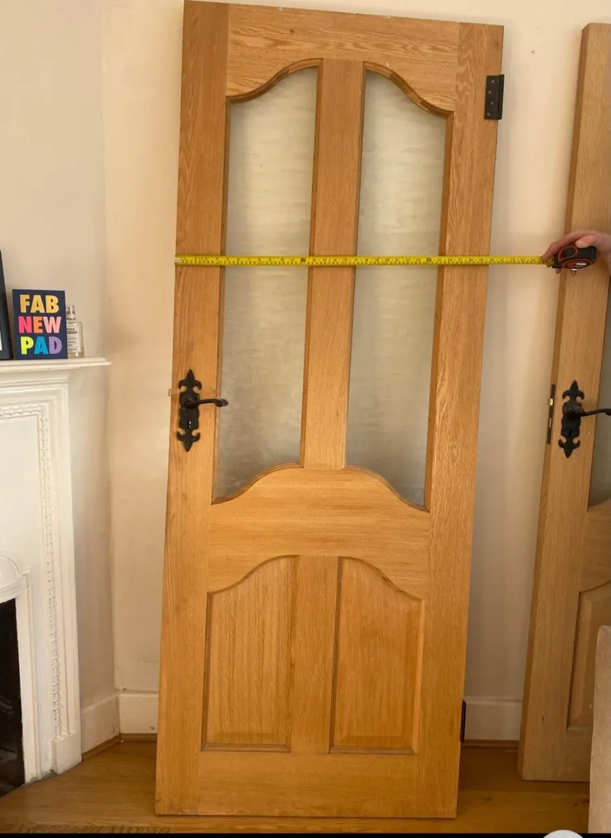 Solid wood internal doors, with handles,hinges - Image 4