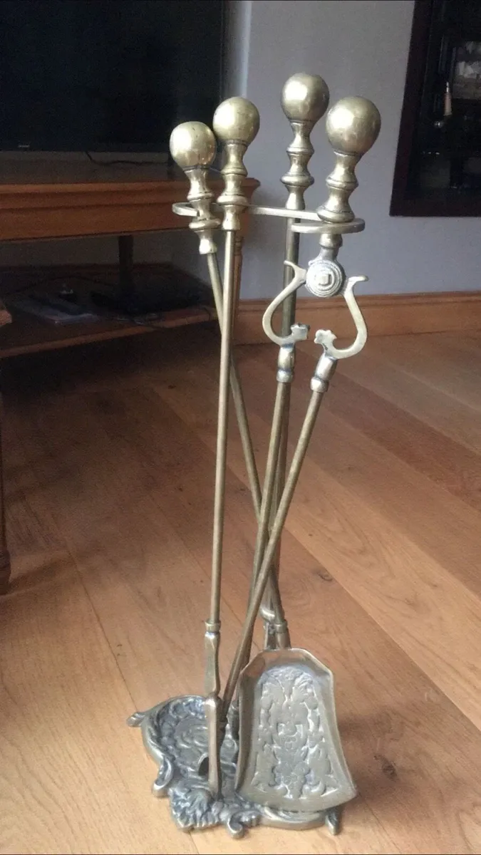 Brass Fire Companion set