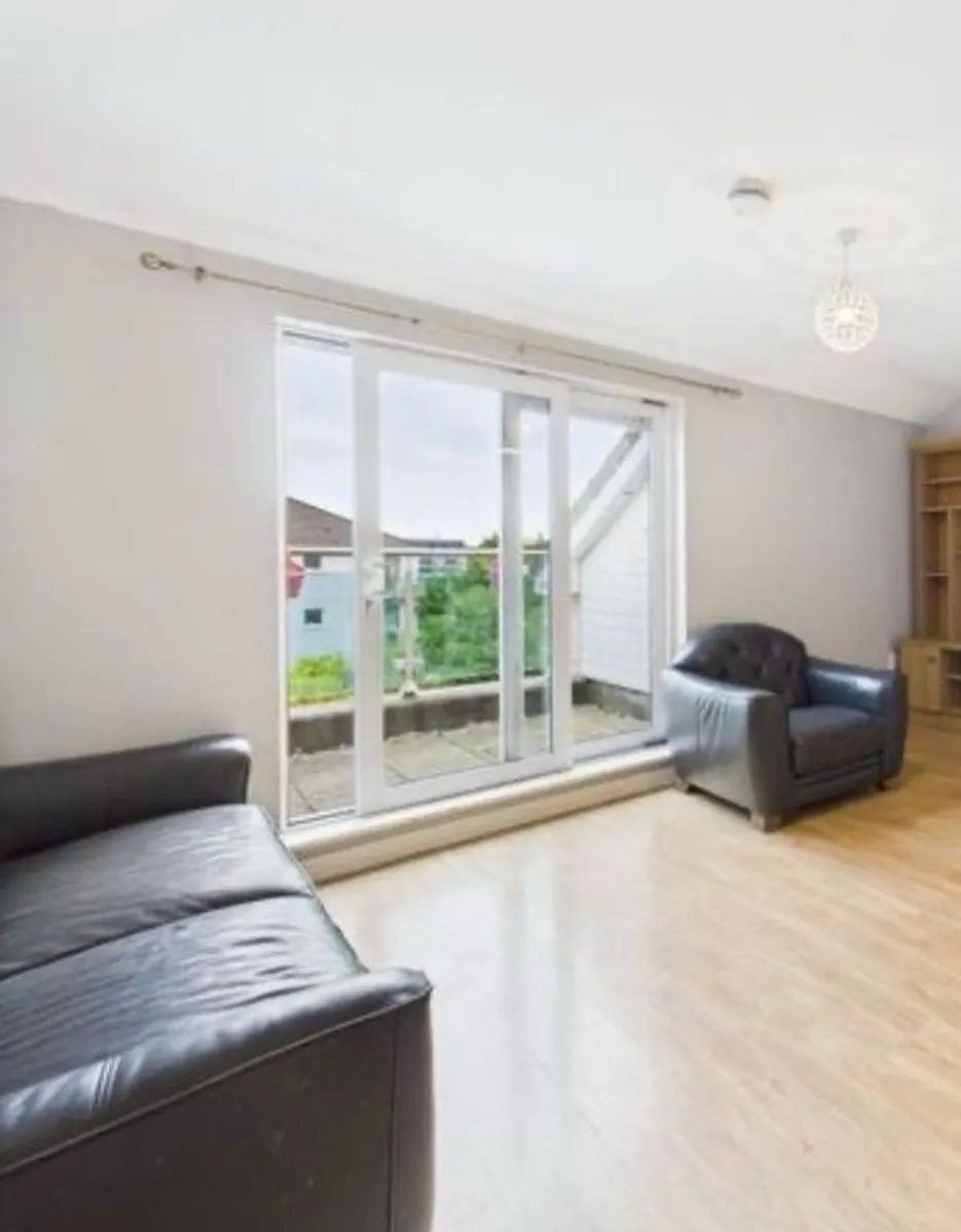 leather couch and armchair - Image 2