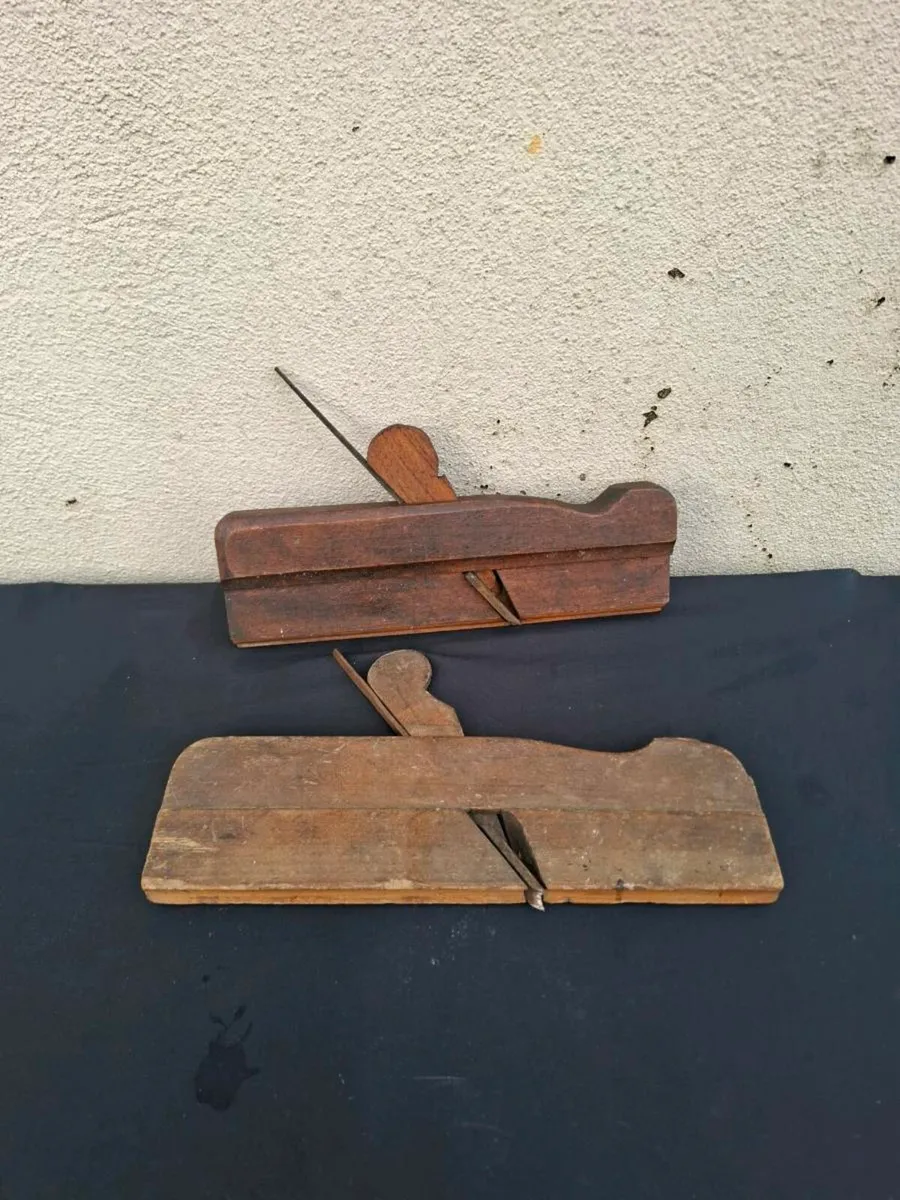 Vintage wood planers duo - Image 1