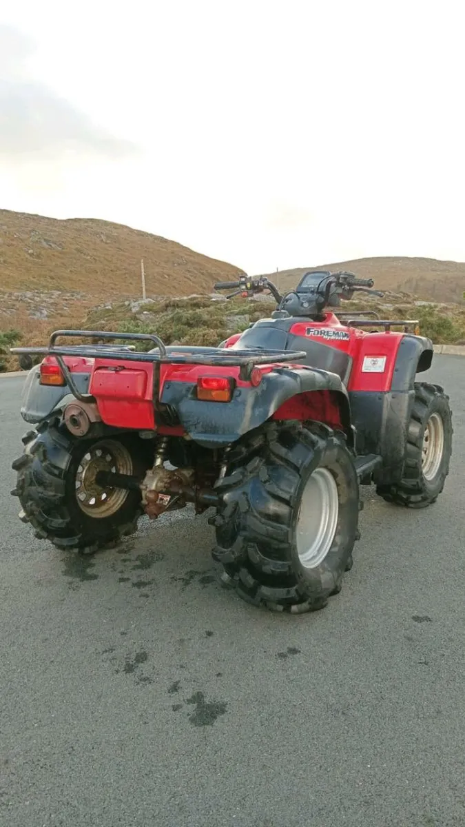Honda hydrostatic 500cc quad for sale - Image 4