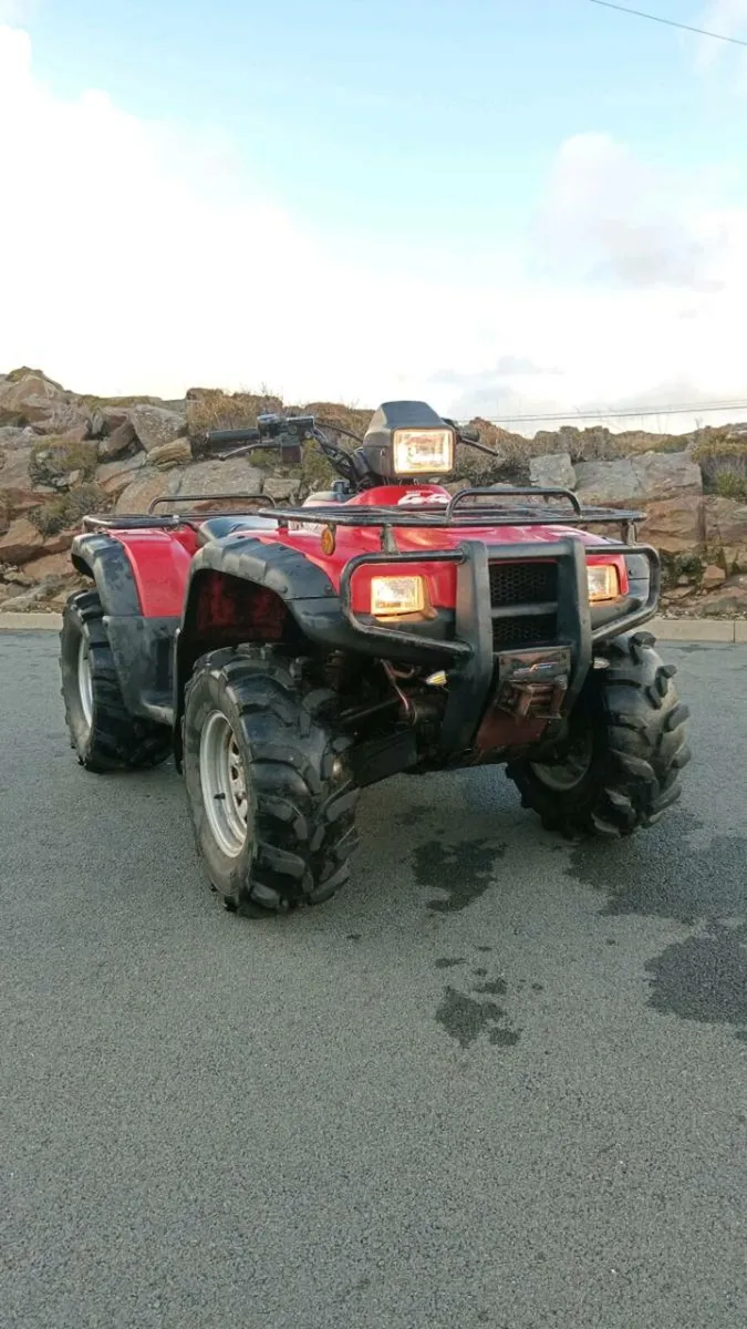 Honda hydrostatic 500cc quad for sale - Image 1