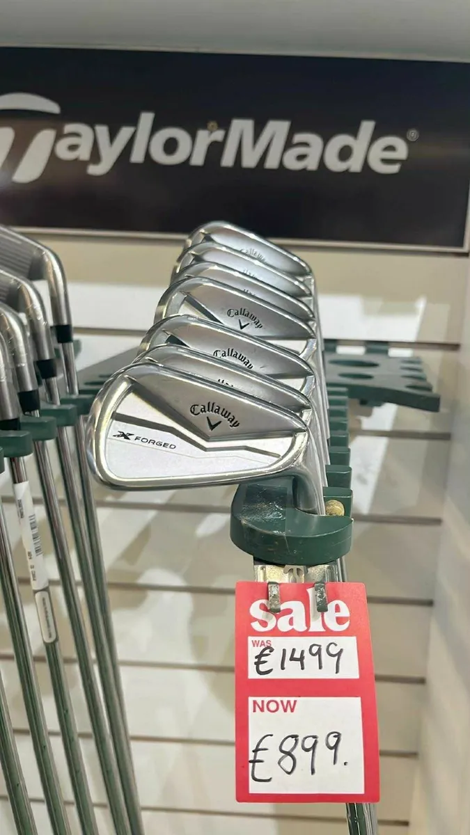 AS NEW Callaway X Forged 4-PW Stiff €1499 Now €899 - Image 3