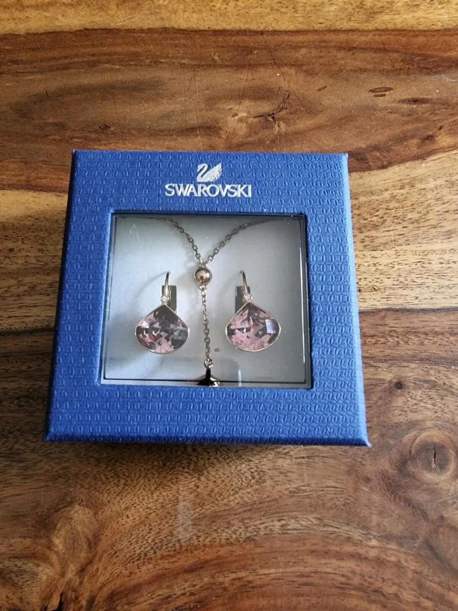 Swarovski Pendant & Earings - Image 2