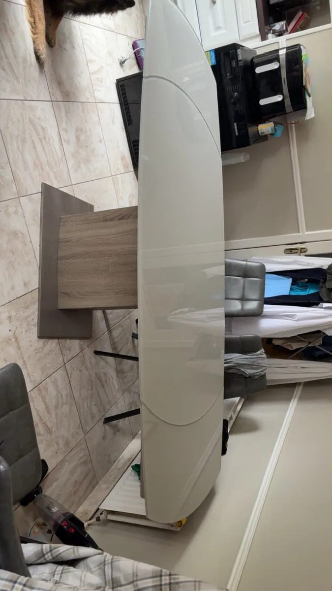 Lucci Dining Table (Solid Glass Top) €3k - Image 2