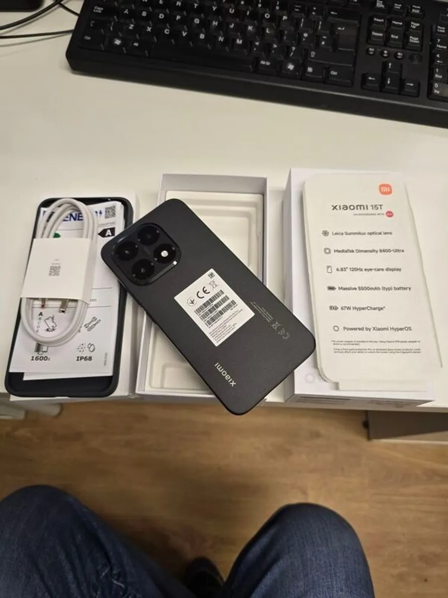 Xiaomi 15T 256GB - 12GB Sim Free Brand New Open Box Xiaomi Warranty UK Phone - Image 1