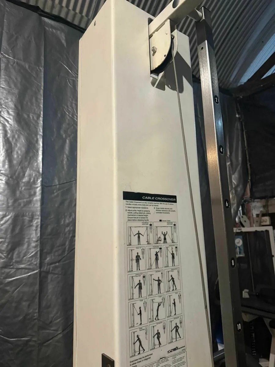CYBEX 4 STACK, 8 STATION CABLE CROSSOVER MACHINE - Image 2