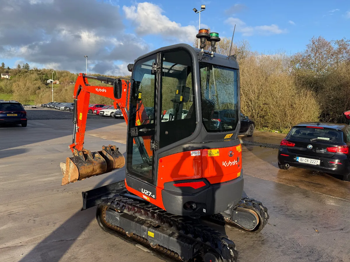 2024 - Kubota U27-4  Geith Quick Hitch 250 HRS 1OW - Image 2