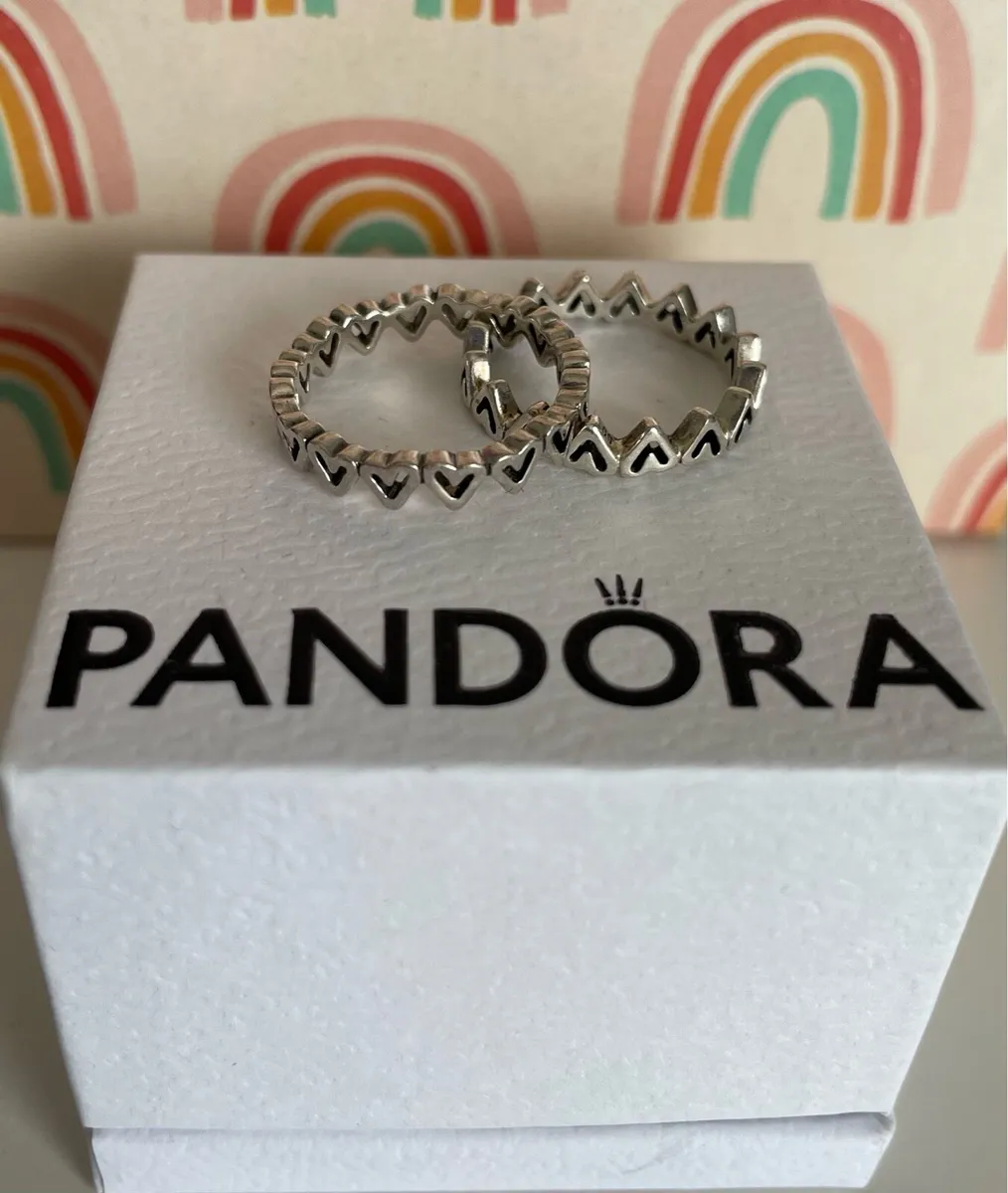 Pandora Hearts stacking rings - Image 2
