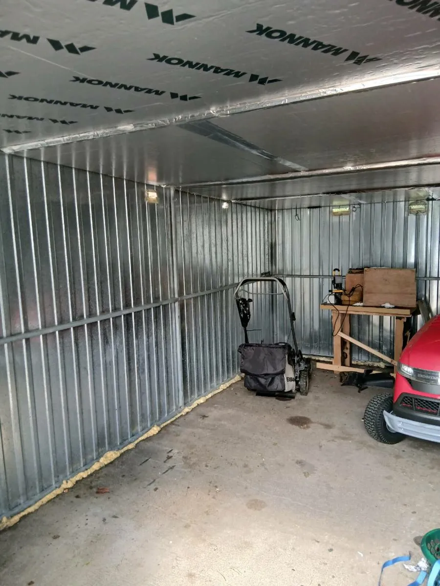Steel galvanised shed 17ftx10 - Image 3