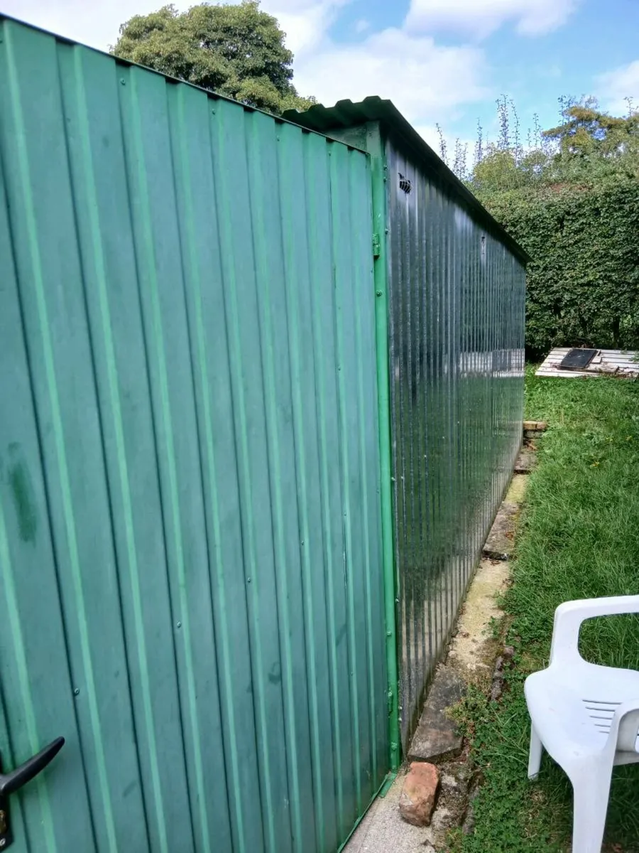 Steel galvanised shed 17ftx10 - Image 4